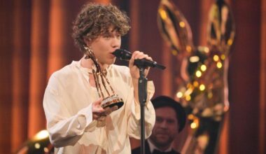 Sänger Zartmann erhält Bambi, beleidigt bei Verleihung die AfD