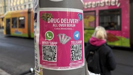 Mitten in Berlin: Auf dieser Straße gibt’s Drogen per QR-Code | Regional