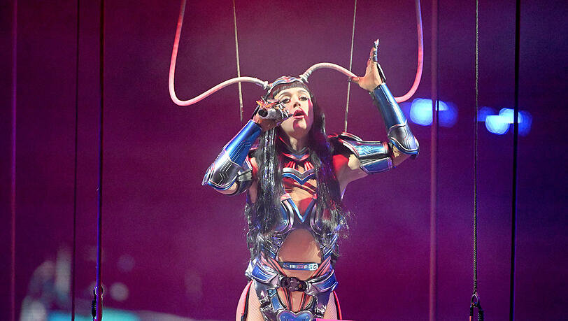 Bei ihrem Konzert in der Münchner Olympiahalle vereint Katy Perry Gegenwart und Zukunft