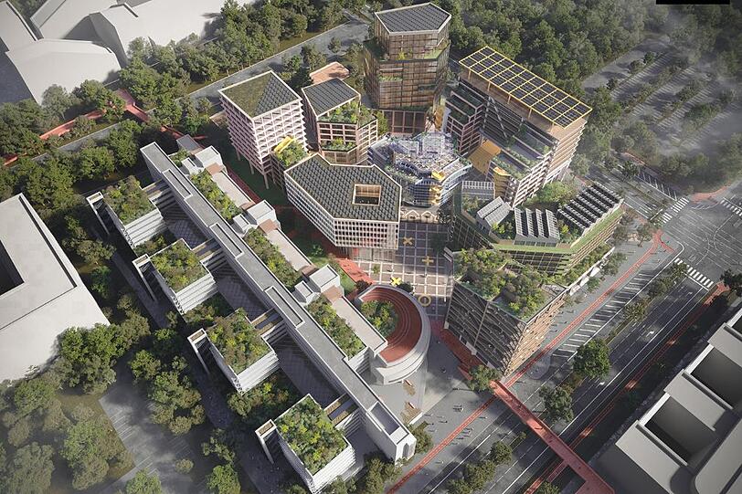 Hier hatte die Allianz ihre Büros. Jetzt soll ein Quartier entstehen. Hier hatte die Allianz ihre Büros. Jetzt soll ein Quartier entstehen.