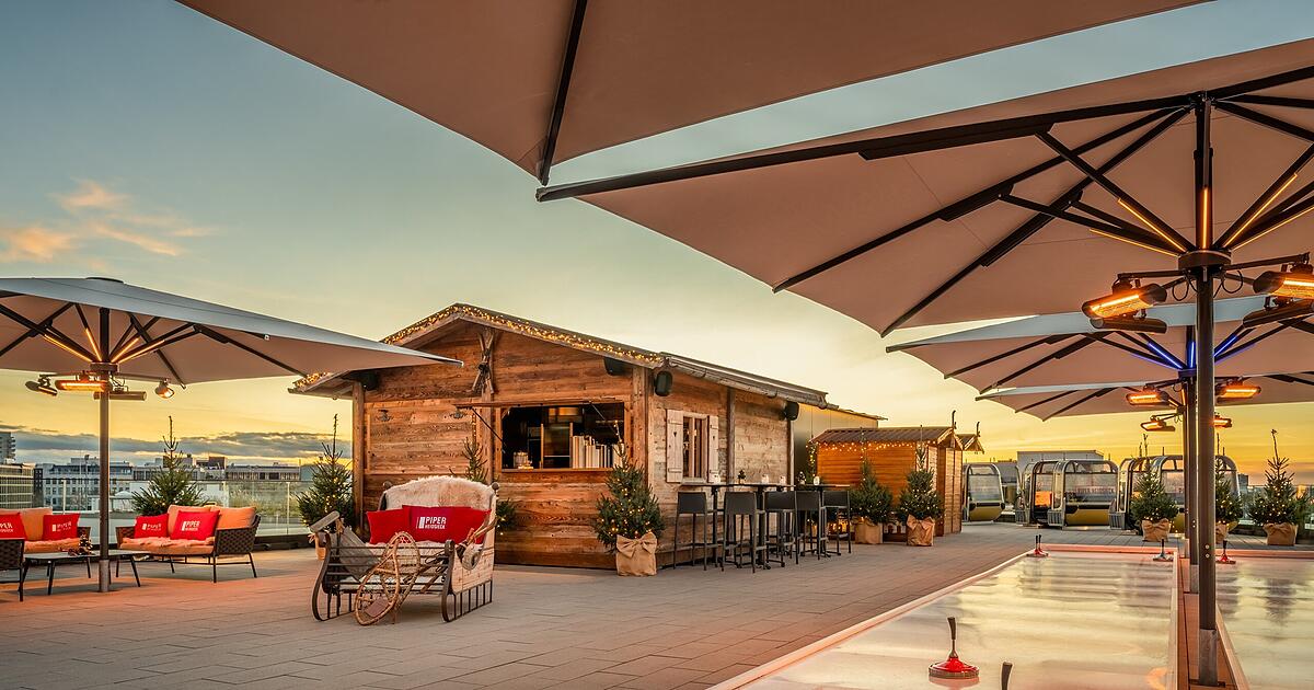 Eisstockschießen über München: Diese Terrasse ist auch im Winter ein Erlebnis
