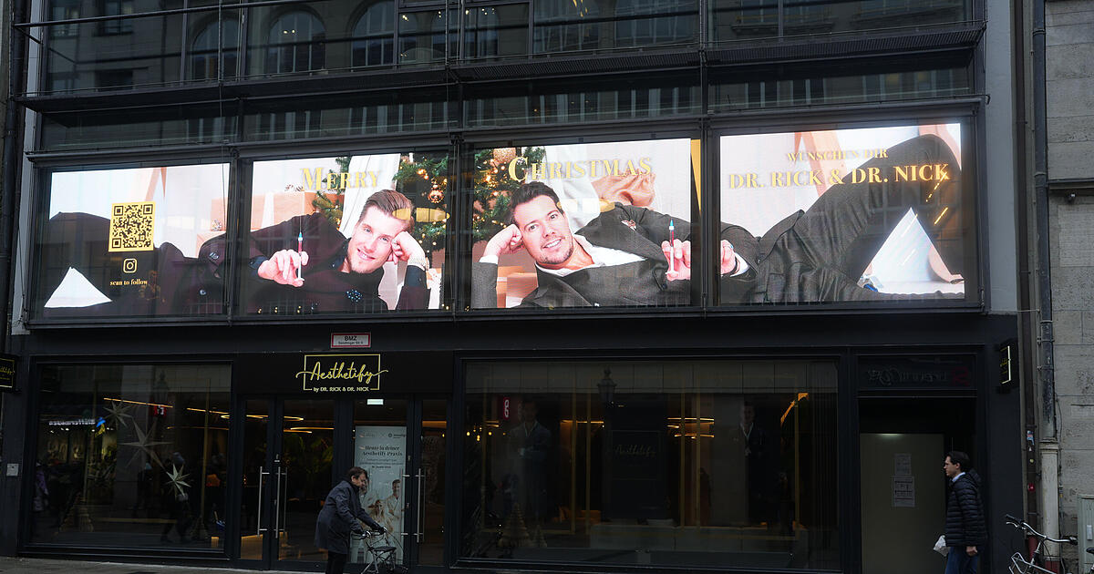 Mitten in der Münchner Innenstadt: Beauty-Docs mit Spritze in der Hand