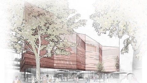 Das ist der Entwurf der Architekten für das neue Gutenberg Museum.(h4a Architekten) (Foto: h4a Architekten) Das ist der Entwurf der Architekten für das neue Gutenberg Museum.(h4a Architekten)