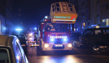 Zwei Verletzte nach Küchenbrand auf dem Chemnitzer Sonnenberg