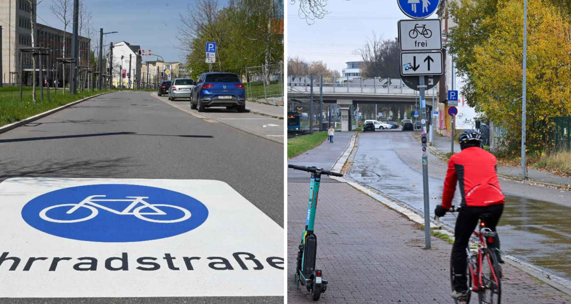 Chemnitzer Stadträte fordern Fahrradstraßen – bislang vergeblich