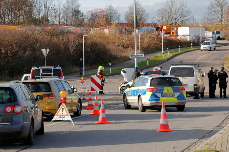 Kreuzungsunfall in Chemnitz: Zwei Verletzte nach Kollision