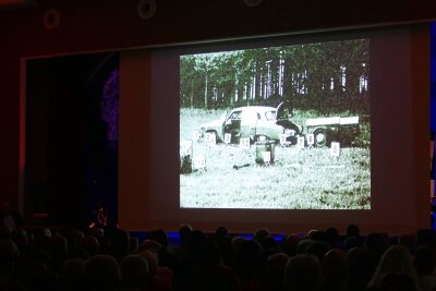 Ballonflucht erlebt im Erzgebirge eine Neuauflage - Seinen Vortrag illustrierte Günter Wetzel mit vielen historischen Bildern.