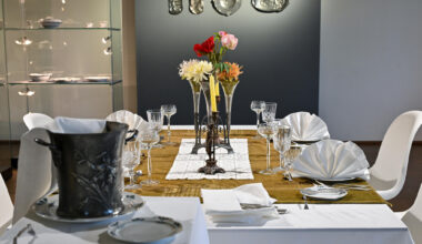 Jugendstil-Tafelsilber im Chemnitzer Wasserschloss Klaffenbach