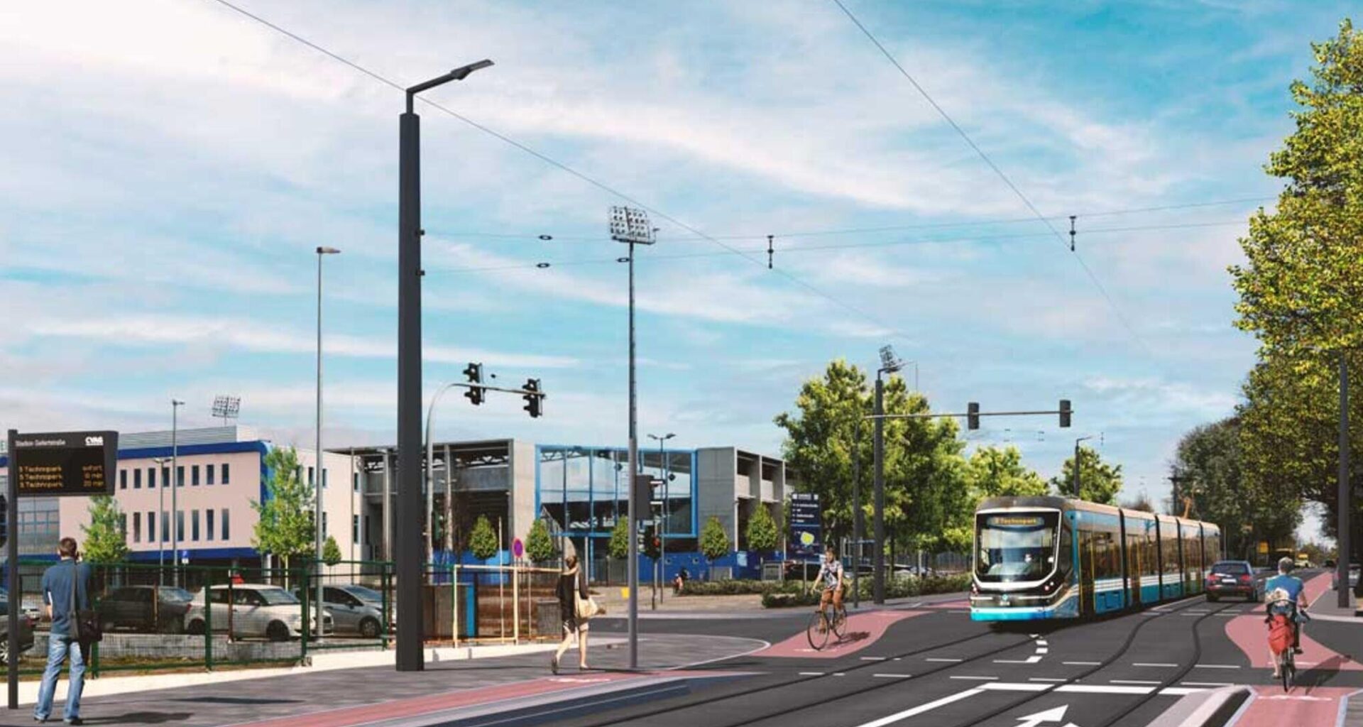 Was wird aus der geplanten Straßenbahn zum Zeisigwald?