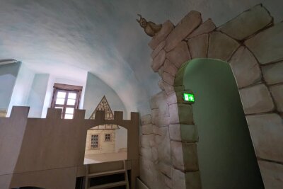 Stülpner-Schenke bereichert diese Burg im Erzgebirge - Auch ein Spielbereich gehört zur Stülpner-Schenke.