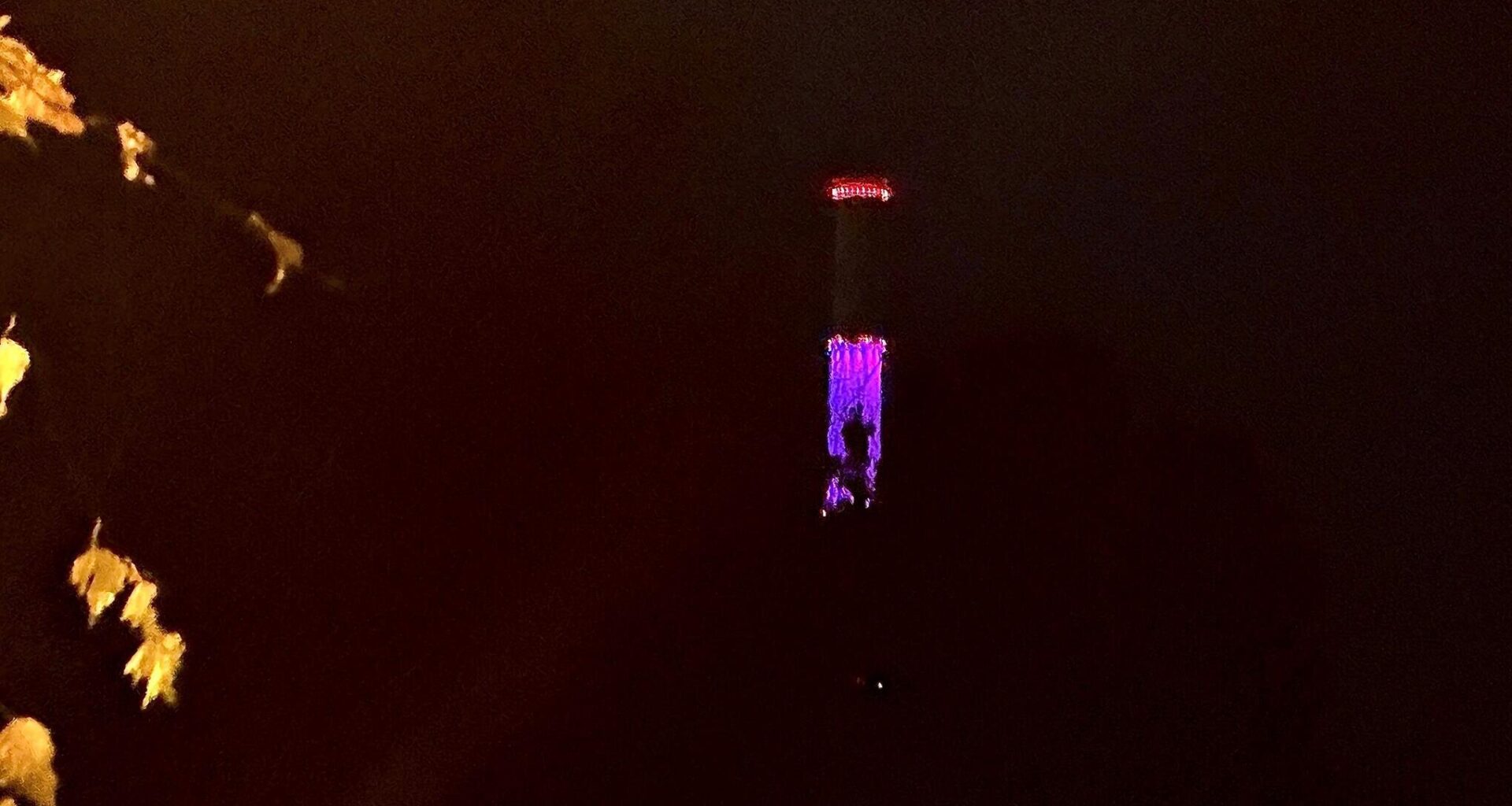 Lulatsch in Chemnitz leuchtet nur lila: Das ist der Grund