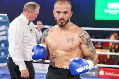 Chemnitz wird zur Box-Hochburg: Internationaler Titelkampf im Kraftverkehr - Amend Xhoxhaj boxt am 22. November zum dritten Mal in Chemnitz. Foto: Team SES