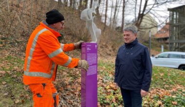 Jetzt bekommt Augustusburg sein Purple-Path-Kunstwerk