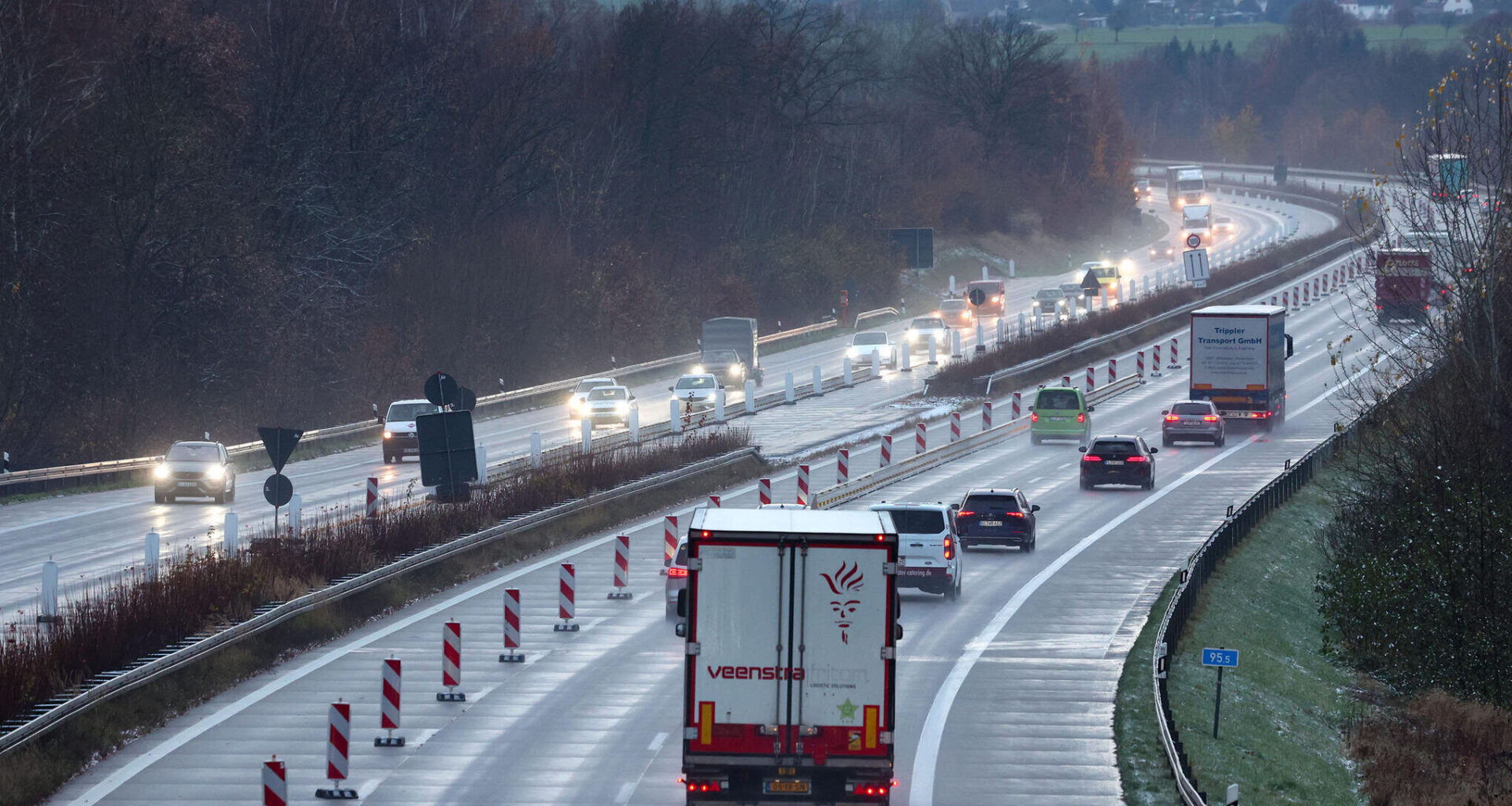 Baustelle auf der A 4 zwischen Glauchau und Hohenstein-Ernstthal: Polizei ertappt 760 Temposünder