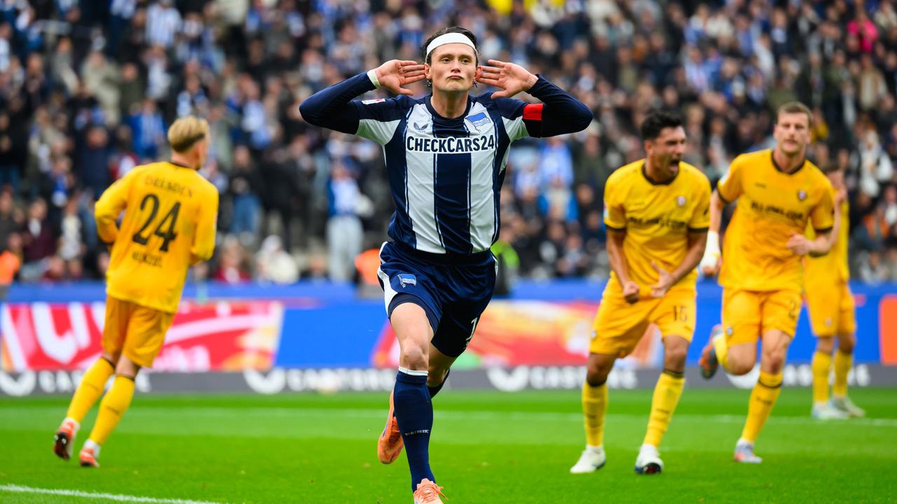 Hertha BSC schlägt Dynamo Dresden vor riesiger Kulisse