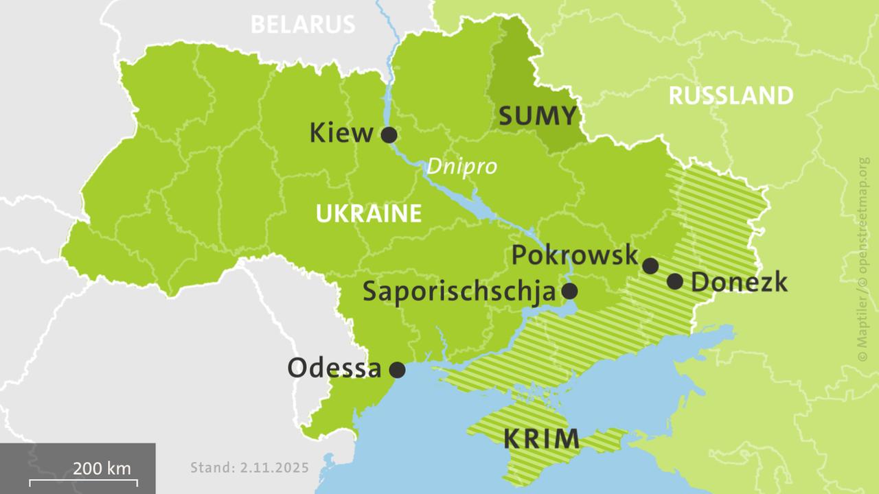 Russland meldet Vormarsch in strategisch wichtiger Stadt Pokrowsk