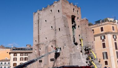 Italien: Arbeiter stirbt nach Einsturz des historischen Torre dei Conti in Rom