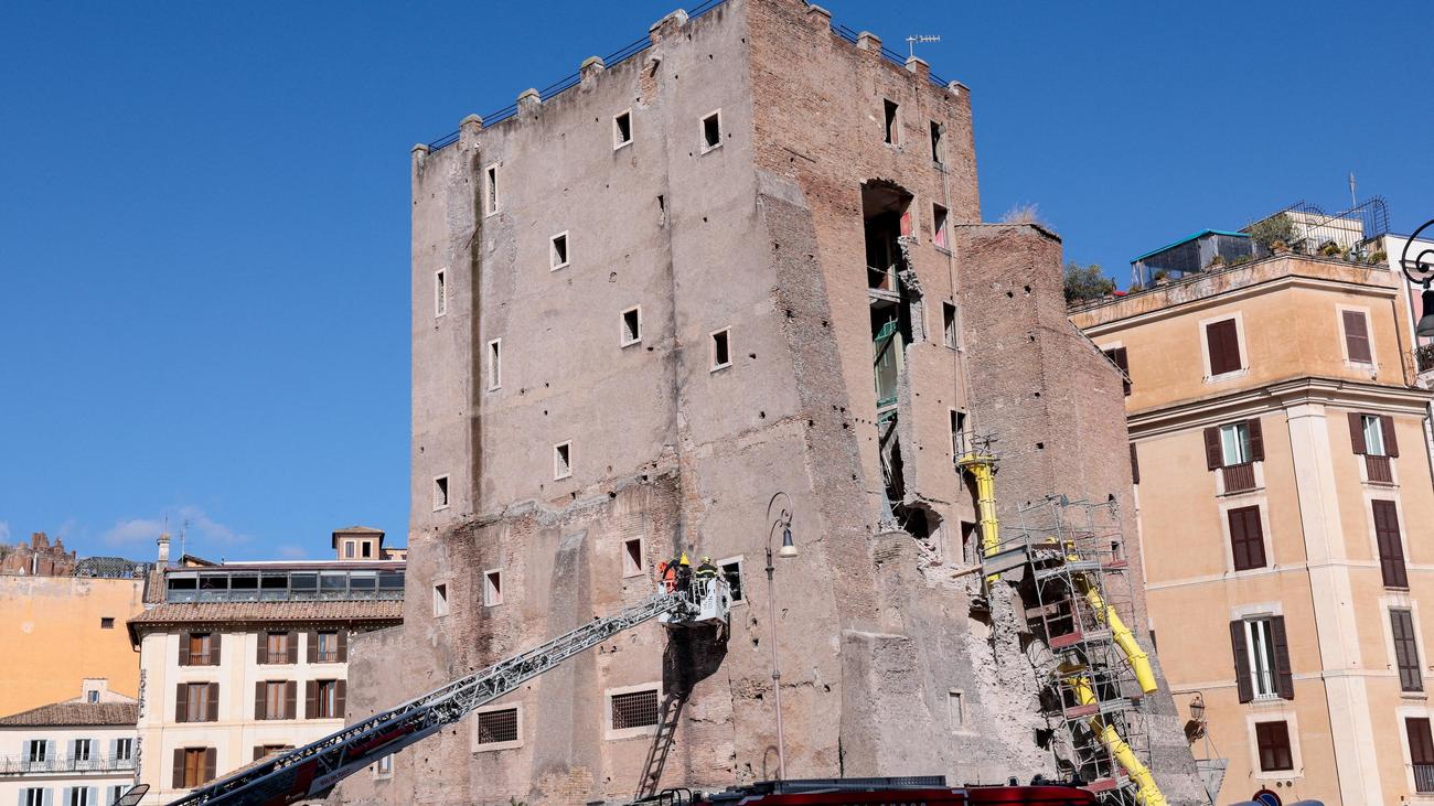 Italien: Arbeiter stirbt nach Einsturz des historischen Torre dei Conti in Rom