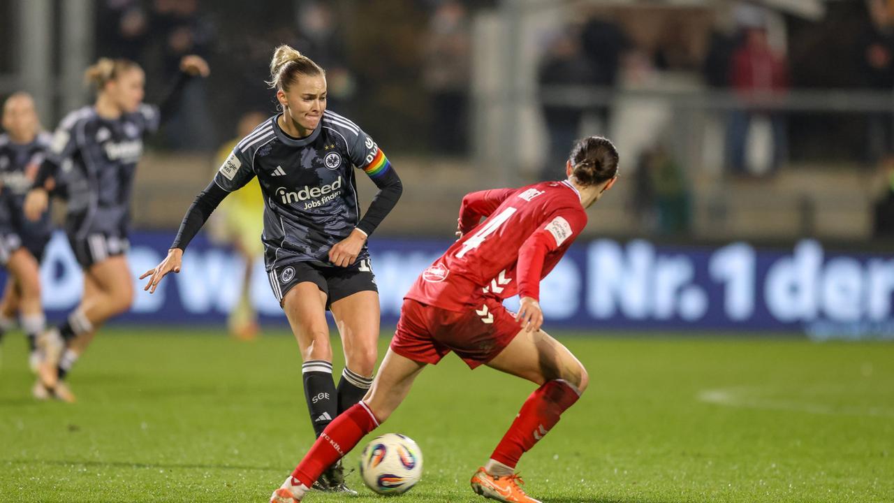Frauen-Bundesliga: Frankfurt holt späten Punkt gegen Köln