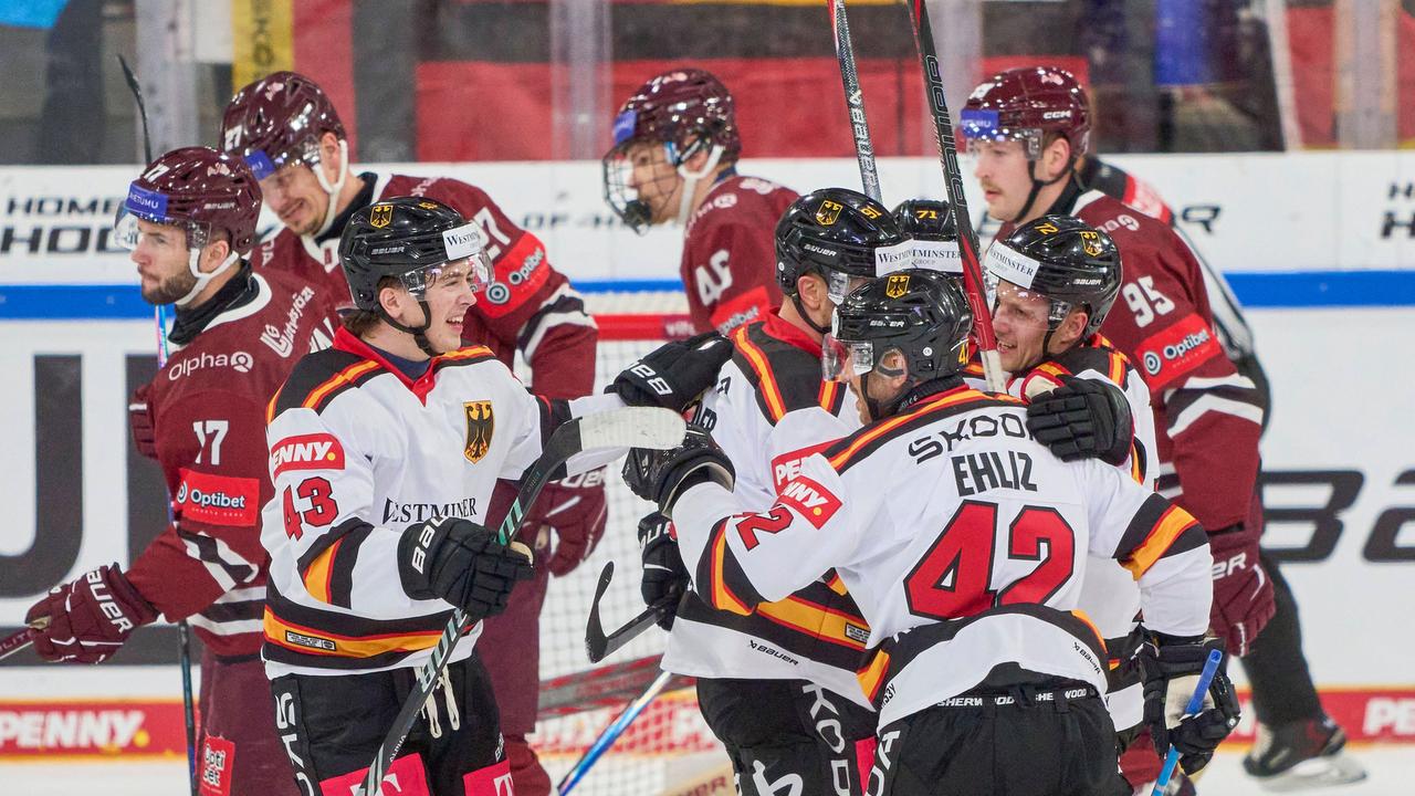 DEB-Team schlägt Lettland mit Olympia im Hinterkopf