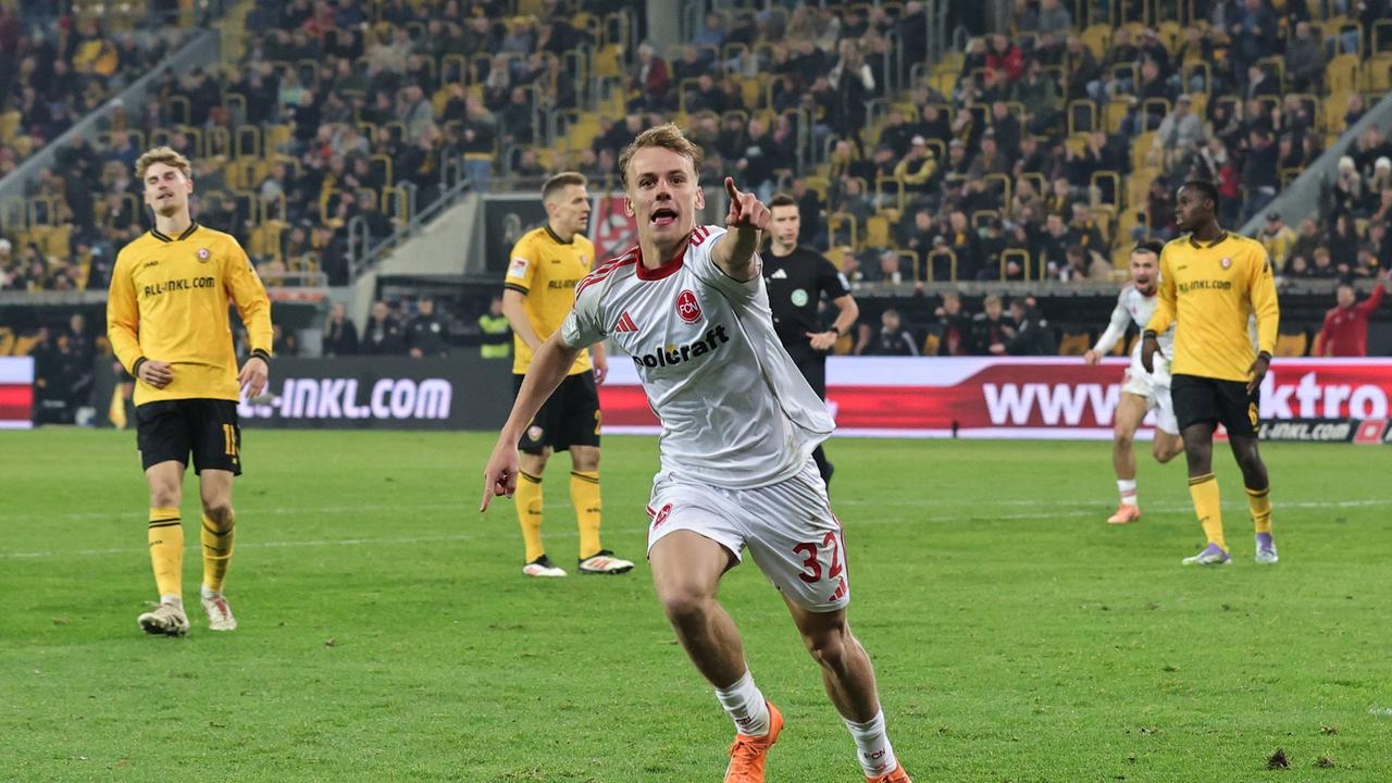 Nächste Heimpleite : Dresdner Talfahrt geht auch gegen Nürnberg weiter