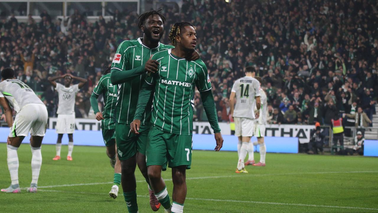 Dauerdruck zahlt sich aus: Bremen erkämpft sich späten Sieg gegen Wolfsburg