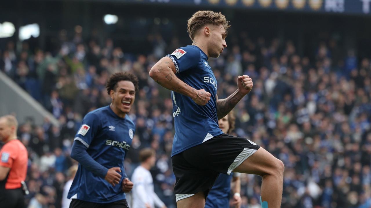 Arminia Bielefeld schlägt schläfrigen Karlsruher SC deutlich
