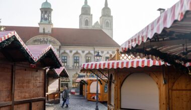 Magdeburg: Weihnachtsmarkt in Magdeburg darf vorerst nicht stattfinden