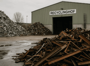 Recyclinghof mit wertvollem Schrott (Bild: schrottabholung.org/2025)