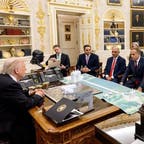 Donald Trump beim Treffen mit den Schweizer Unternehmern.