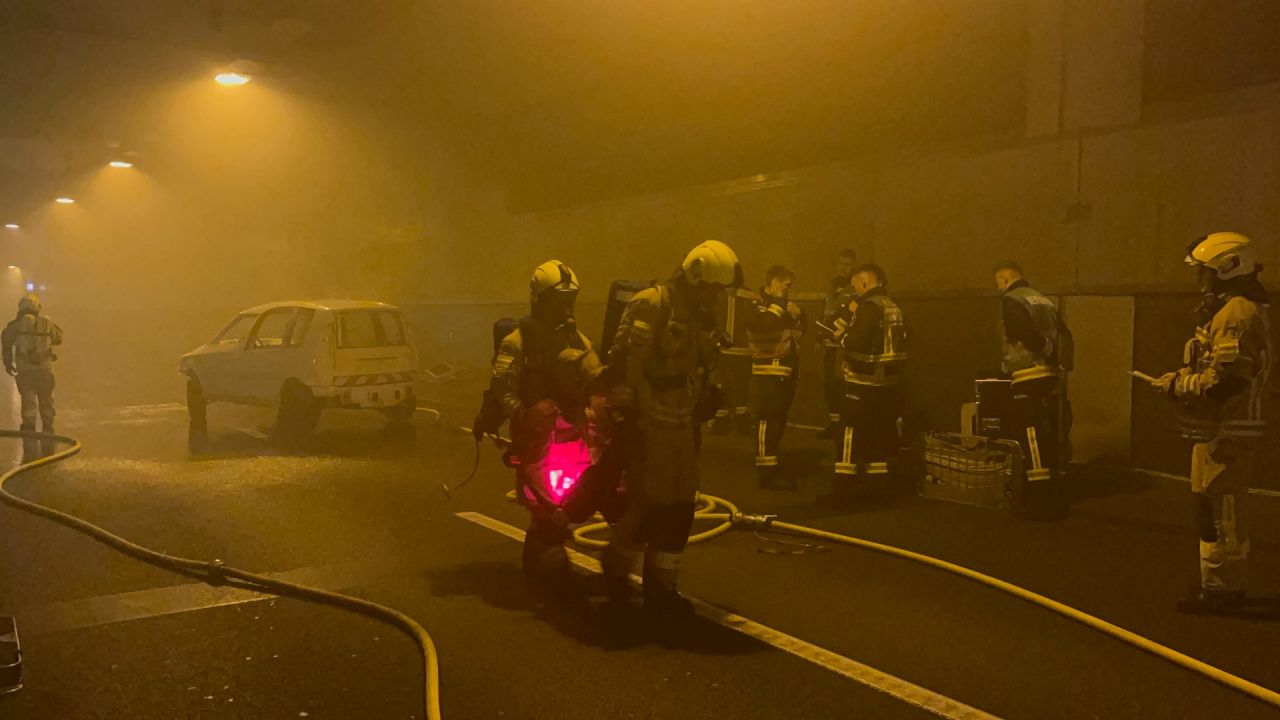 Theaternebel im Autobahntunnel: Trainieren für den Ernstfall