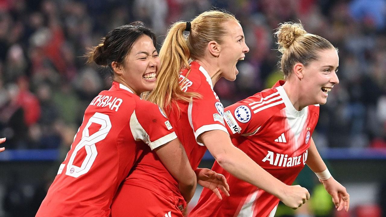 Champions League der Frauen: Bayern dreht spektakuläres Spiel gegen Arsenal WFC
