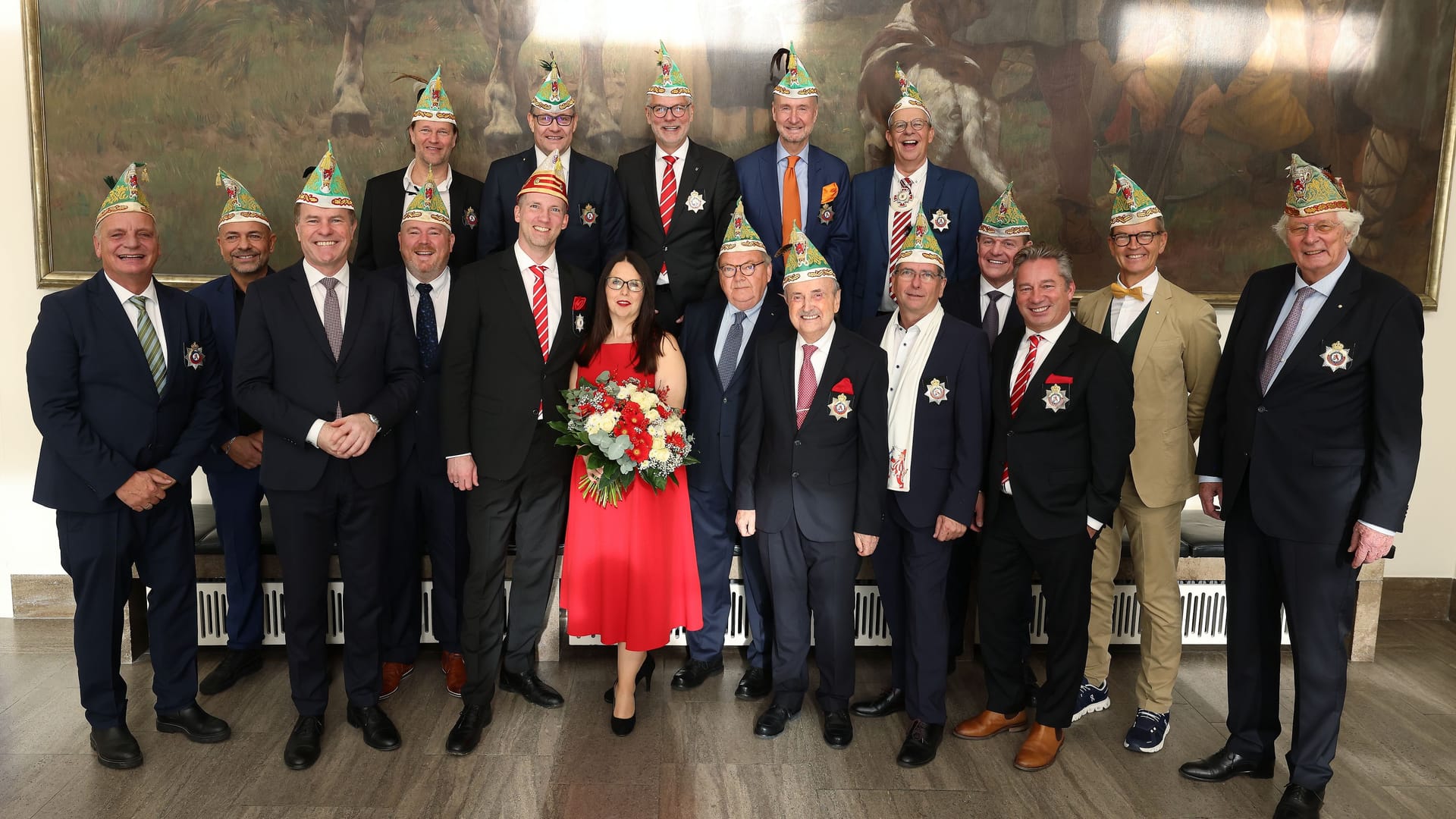 Begrüßung in Düsseldorf: Das neue Prinzenpaar wurde vorgestellt. Begrüßung in Düsseldorf: Das neue Prinzenpaar wurde vorgestellt.