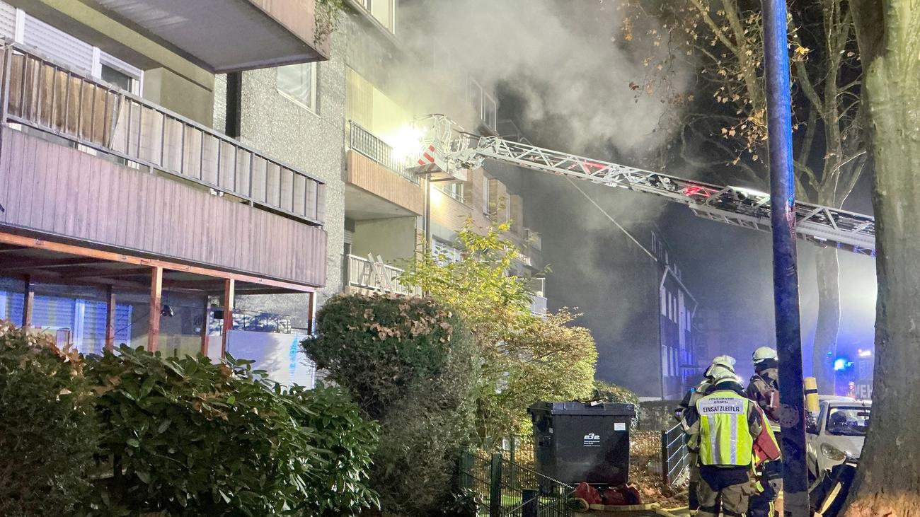Essen: Feuer in Mehrfamilienhaus: Sechs Verletzte