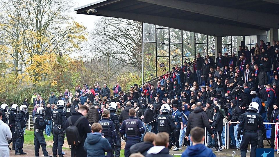 Nach Pokal-Aus: Auseinandersetzung von WSV-Fans mit Polizei