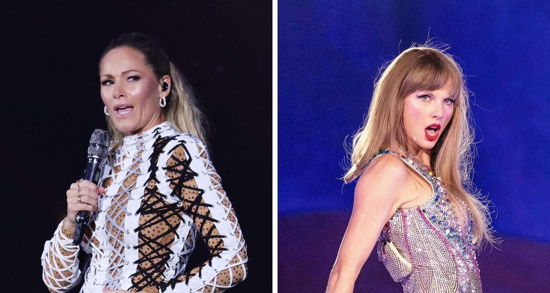 Collage: Helene Fischer und Taylor Swift
