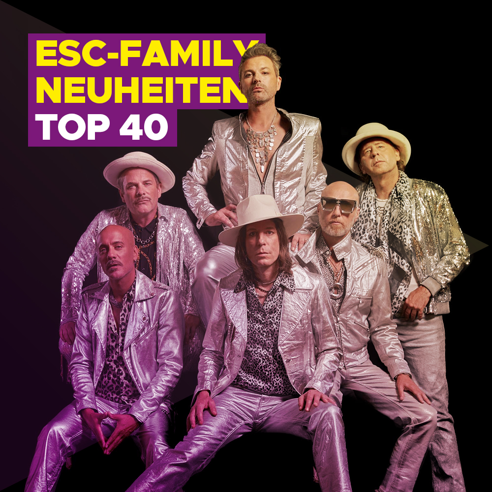 ESC-Family Neuheiten TOP 40: Neues von ESC-Gewinner JJ, Sissal, Noa Kirel, Joker Out, Manizha und The Ark