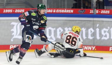 Eisbären Berlin mit Arbeitssieg gegen Frankfurt