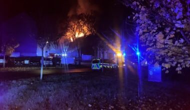 FW-GE: Vollbrand eines leerstehenden Gebäudes