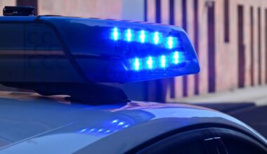 Autos und Geschäfte in Spremberg mit Farbe besprüht