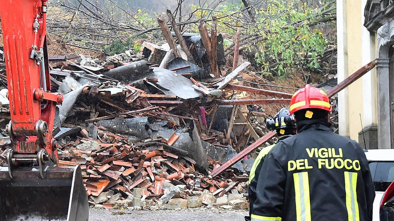 Zwei Tote bei Unwetter in Italien - Haus von Schlammmassen verschüttet