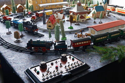 Premiere: „Lebendiger Adventskalender“ mit viele Highlights in Oberlungwitz - Die Modellbahn der Spur 0 wird ebenfalls auf Reisen gehen.