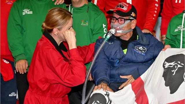 Zu Tränen gerührt? Hier zeigt sich Charlène herzlich