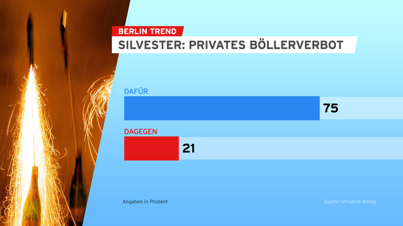 Große Mehrheit für Böllerverbot in Berlin