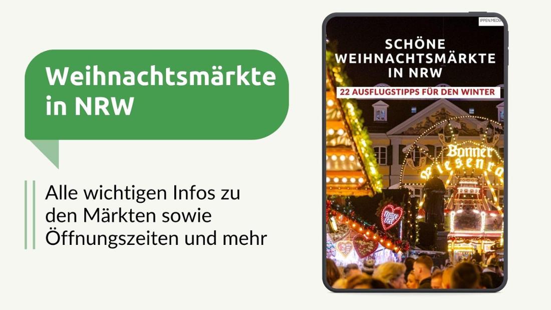 Die Titelseite des Ausflugsmagazins mit schönen Weihnachtsmärkten in NRW (Montage)