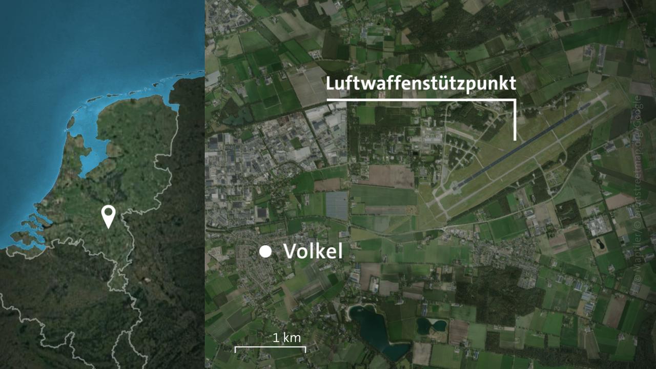 Niederländische Soldaten schießen auf Drohnen über Armeestützpunkt