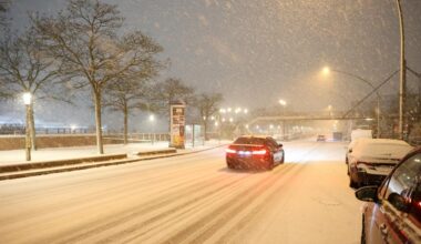 Schneetreiben und Glätte sorgen deutschlandweit für Verkehrsprobleme