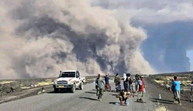 Seit 12.000 Jahren schlafender Vulkan in Äthiopien ausgebrochen