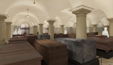 Mehr als 90 Särge werden zurück in sanierte Hohenzollerngruft im Berliner Dom gebracht