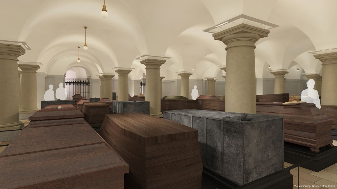 Mehr als 90 Särge werden zurück in sanierte Hohenzollerngruft im Berliner Dom gebracht